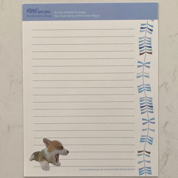 Kodomo Dog Letter Set Bundle in Blue 🐶 - Picture 2 of 9